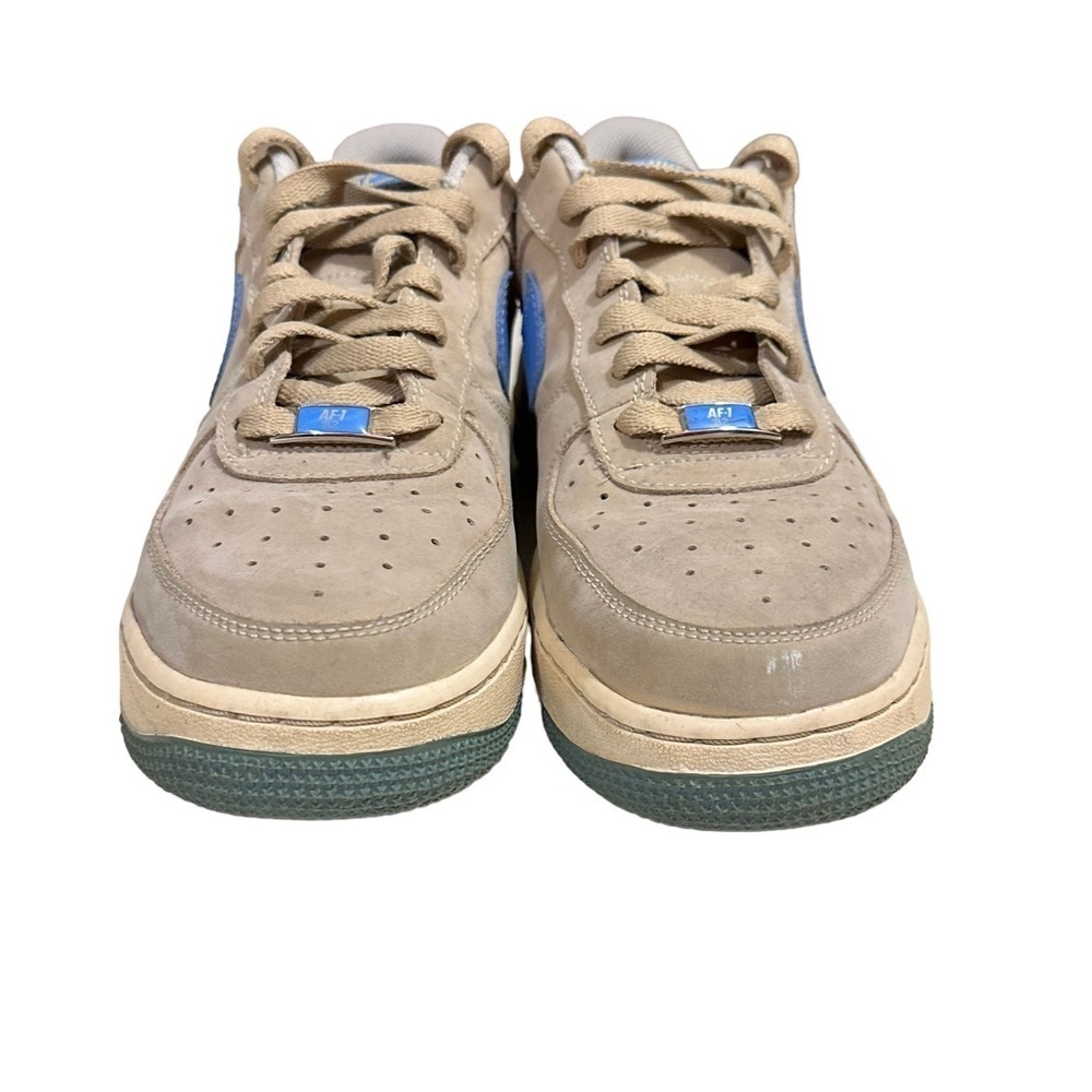 Vtg RARE Nike Air Force 1 Low AF1 Youth Linen University Blue 315122-241 Sz 7Y﻿ - Picture 4 of 10